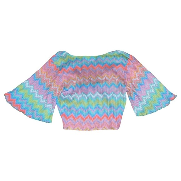 Lovers + Friends revolve Sharon Top in Neon Multi women’s size small - Picture 3 of 7